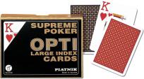 Opakowanie Karty poker ''Supreme Poker Opti'' PIATNIK