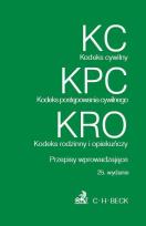 Okładka książki KC, KPC, KRO wyd. 25