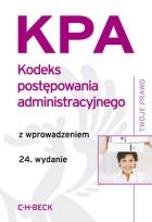 Okładka książki Kodeks postepowania administracyjnego w.24