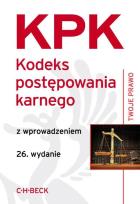 Okładka książki Kodeks postępowania karnego wyd.26