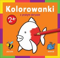 Okładka książki Kolorowanki z grubym obrysem - Zwierzęta