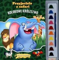 Okładka książki Kolorowe król. Przyjaciele z safari. Plakaciki
