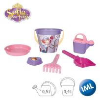 Okładka książki Komplet do piasku 6 elementów Jej Wysokość Zosia