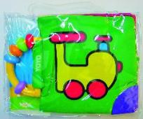 Okładka książki Książeczka szeleszcząca z grzechotką - Lokomotywa