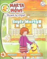 Okładka książki Marta mówi 9 Słowa są super - Szyfr Marty