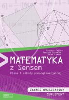 Okładka książki Matematyka LO 1 podr ZR suplement Sens
