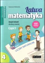 Okładka książki Matematyka SP 4/1 Łatwa matematyka ćw WIKING