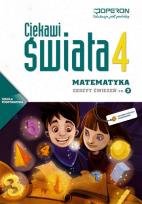 Okładka książki Matematyka SP 4/2 Ciekawi świata ćw OPERON