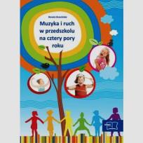 Okładka książki Muzyka i ruch w przedszkolu na cztery pory roku + CD