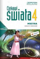Okładka książki Muzyka SP 4 Ciekawi świata ćw w.2012 OPERON