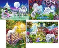 Opakowanie Pakiet Puzzle 8x120 Jednorożce CASTOR