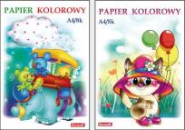 Opakowanie Papier kolorowy A4/8k 10 szt.