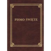 Okładka książki Pismo Święte Biblia Tysiąclecia skóra