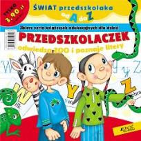 Okładka książki Przedszkolaczek odwiedza ZOO i poznaje litery WYZ