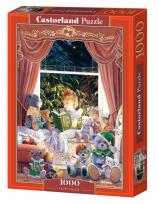 Opakowanie Puzzle 1000 Dziewczynka i misie  CASTOR