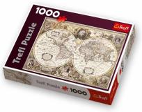 Okładka książki Puzzle 1000 Kartografia TREFL