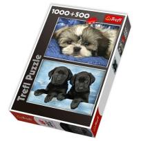 Opakowanie Puzzle 1000+500 Pieski TREFL
