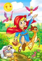 Opakowanie Puzzle 104 - Czerwony Kapturek MAXIM