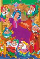 Opakowanie Puzzle 104 - Śnieżka i Krasnoludki AXEL