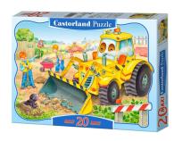 Okładka książki Puzzle 20 maxi - Spychacz CASTOR