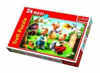 Opakowanie Puzzle 24 maxi Trzy małe świnki TREFL