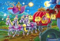 Opakowanie Puzzle 260 - Podróż Kopciuszka na bal MAXIM