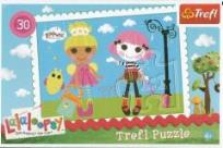 Okładka książki Puzzle 30 Lalaloopsy Przyjaciółki TREFL
