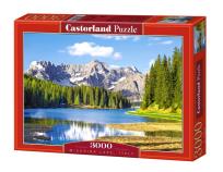 Okładka książki Puzzle 3000 Jezioro Misurina - Włochy CASTOR