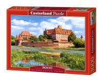 Okładka książki Puzzle 3000 Zamek w Malborku - Polska CASTOR