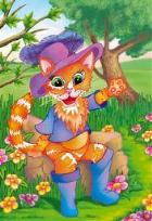 Opakowanie Puzzle 35 - Kot w butach AXEL