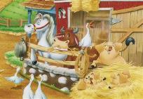 Opakowanie Puzzle 35 - Na farmie Czerwony AXEL