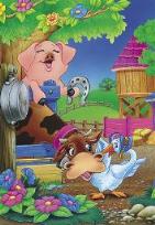 Opakowanie Puzzle 35 - Na farmie Niebieski AXEL