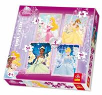 Okładka książki Puzzle 4w1 Księżniczki TREFL