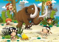 Opakowanie Puzzle 60 - Jaskiniowcy AXEL