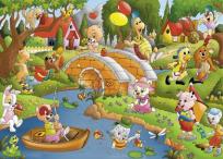 Opakowanie Puzzle 60 maxi - Przygody w parku AXEL