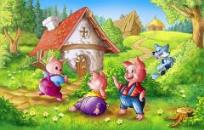 Opakowanie Puzzle 60 - Trzy świnki MAXIM