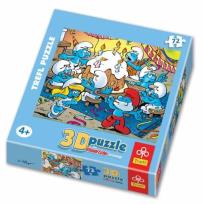 Opakowanie Puzzle 72 Smerfy Smerfne urodziny 3D TREFL