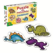 Okładka książki Puzzle dla maluszków - dinozaury ALEX