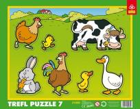 Opakowanie Puzzle ramkowe - Wiejskie zwierzęta TREFL