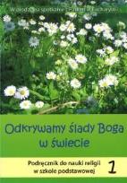 Okładka książki Religia SP 1 podr.Odkrywamy ślady Boga  WiDŚK