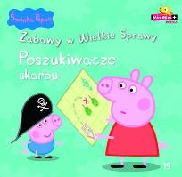 Okładka książki Świnka Peppa. Zabawy w .. 19 Poszukiwacze skarbu