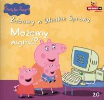 Okładka książki Świnka Peppa. Zabawy w .. 20 Możemy zagrać?
