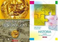 Okładka książki Szkolny atlas historyczny + mapy kont. gratis