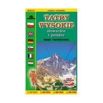 Okładka książki Tatry Wysokie 1:25 000
