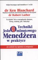 Okładka książki Techniki jednominutowego menedżera w praktyce Br
