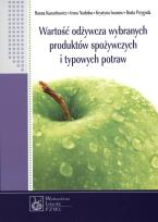 Okładka książki Wartość odżywcza wybranych produktów...