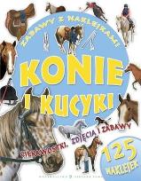 Okładka książki Zabawy z naklejkami. Konie i kucyki