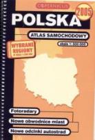 Okładka książki Atlas Samochodowy - Polska Wybrane Regiony