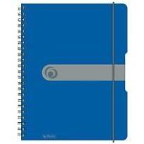 Opakowanie Brulion na spirali A4/80K kratka PP niebieski