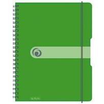 Opakowanie Brulion na spirali A4/80K kratka PP zielony